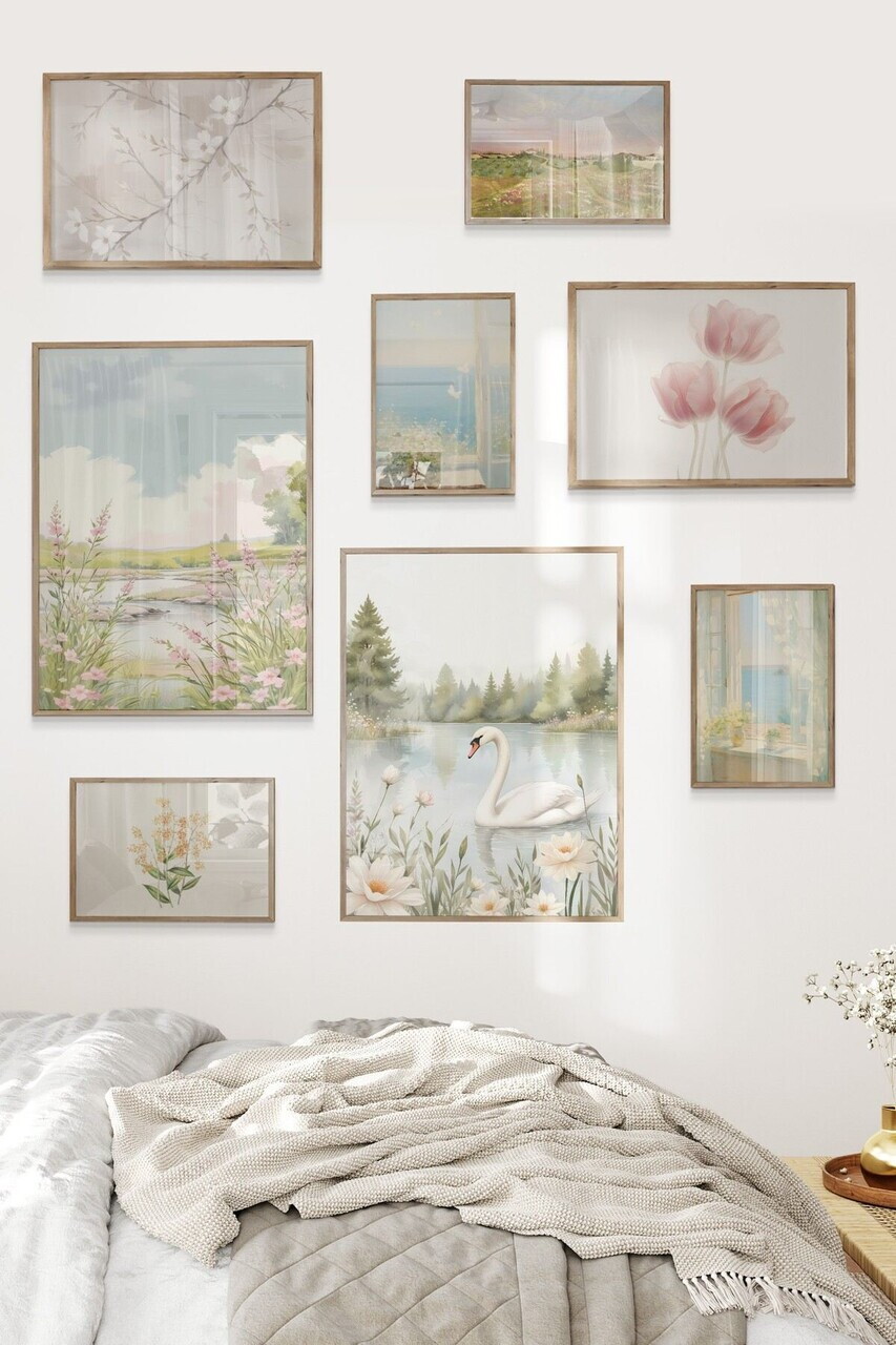 Tablou decorativ, Çgs-053-Wooden-Kck, Lemn masiv, Față: 100% PVC STICLĂ, Multicolor - view 2