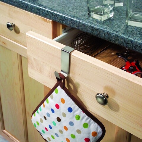 Cuier pentru usa forma, idesign, 1 agatatoare, 2.5x5.5x7.5 cm, inox