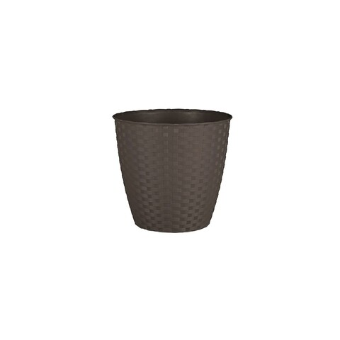 Ghiveci Rattan 14 cm, moka