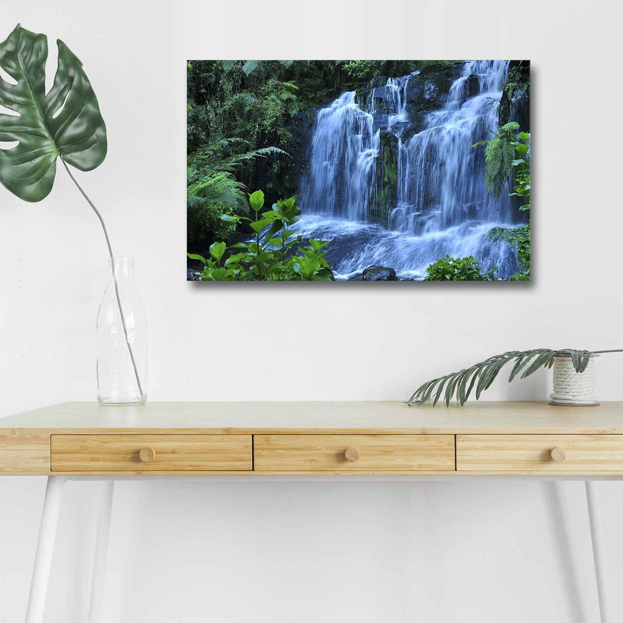 Tablou decorativ cu lumina LED, 4570DHDACT-023, Dimensiune: 45 x 70 cm, Multicolor - view 2