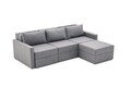 Coltar, Balcab Home, 825BLC5270, Cadru: 100% LEMN DE BRAD, Gri
