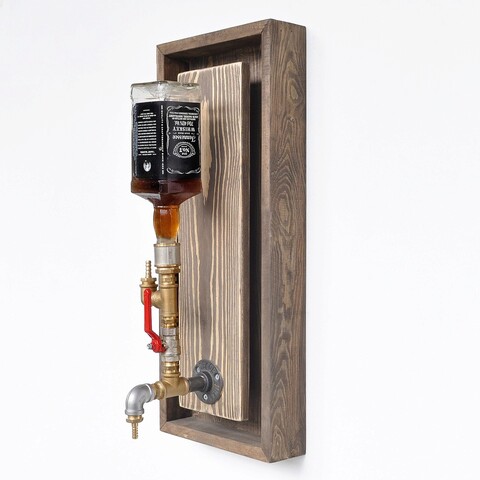 Dispenser bauturi, evila originals, dsp007, 60x25x23 cm, nuc / aur
