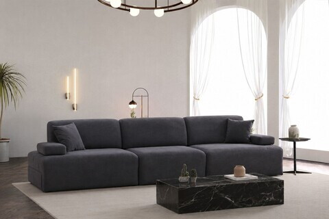 Canapea cu 4 locuri, Atelier del Sofa, 560ARE5354, Albastru petrol