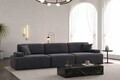 Canapea cu 4 locuri, Atelier del Sofa, 560ARE5354, Albastru petrol