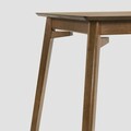 Masa Little, Homla, 140x75x76 cm, lemn de cauciuc, maro