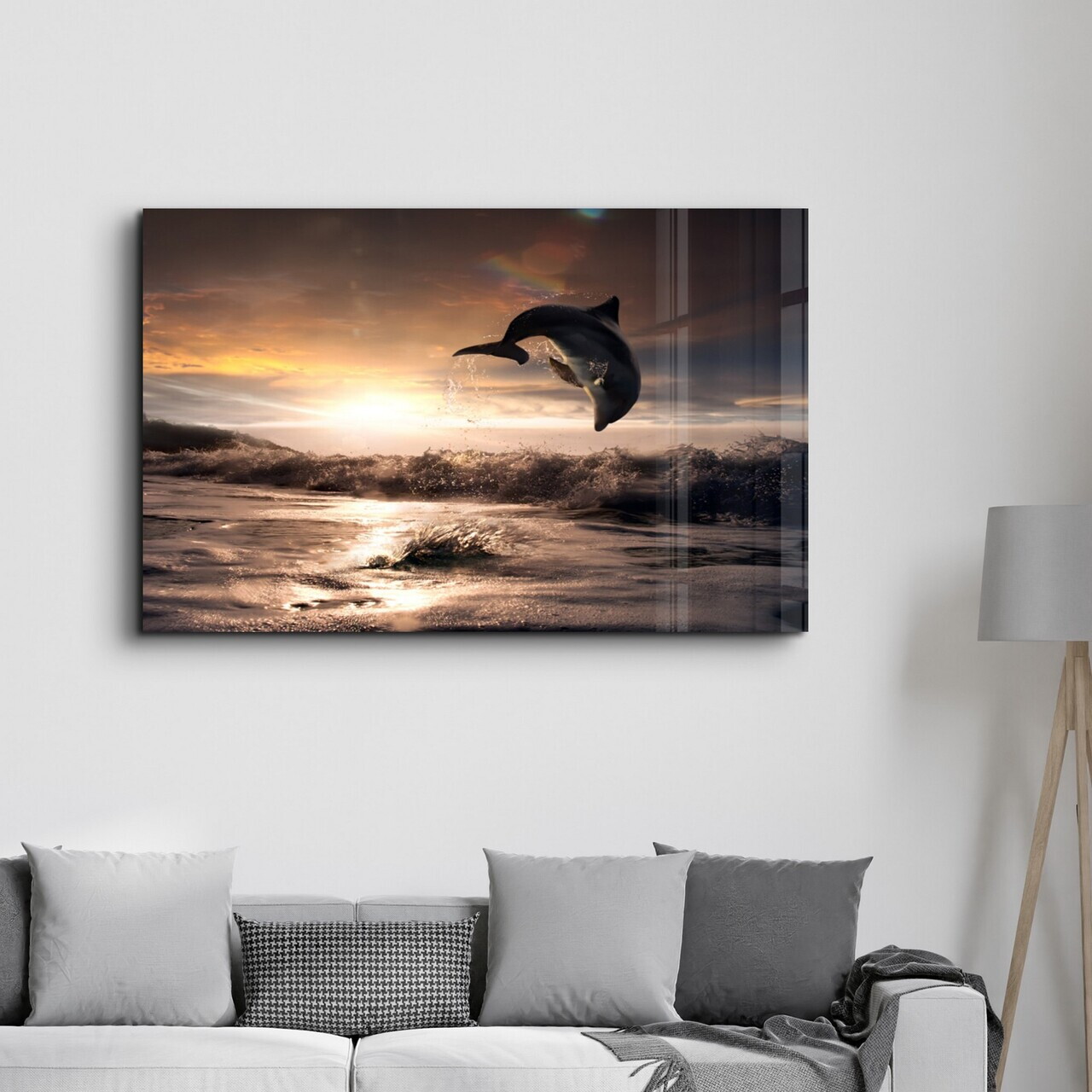 Tablou decorativ, OGLS-1111, Dimensiuni: 70 x 110 cm, Multicolor — imaginea 3