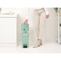 Cos de gunoi cu pedala, Brabantia, StepUp, 10 L, 26.5x20.3x38.1 cm, polipropilena, verde jad