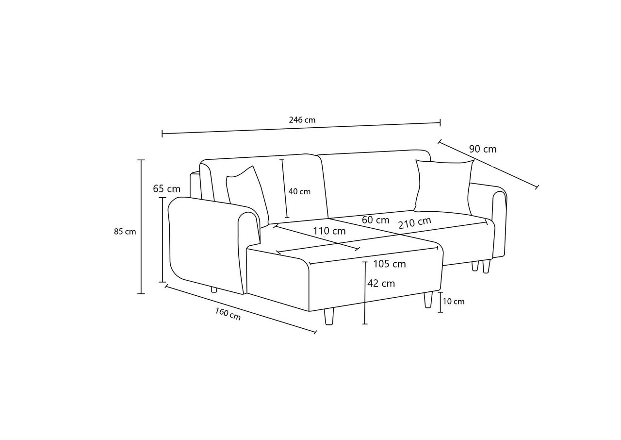Coltar, Atelier del Sofa, 613LFS1175, Maro — imaginea 8