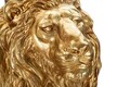 Statueta decorativa, Lion, Mauro Ferretti, 67 x 36.5 x 80 cm, polirasina, auriu