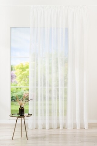 Perdea Mendola Interior, Samantha, 300x245 cm, poliester, alb