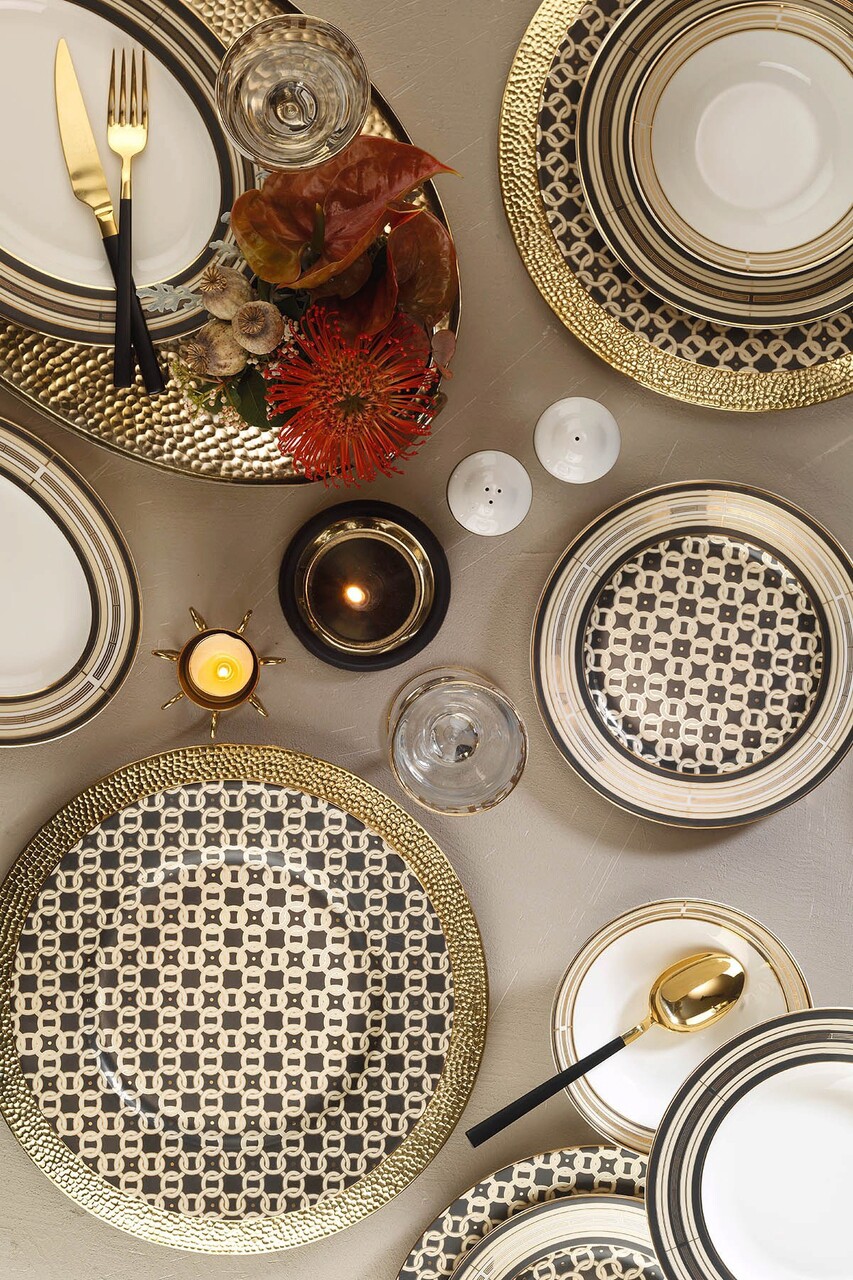 Serviciu de masa 53 piese INBNKL53YT43011774, Kutahya Porselen, portelan, multicolor - 1 | YEO