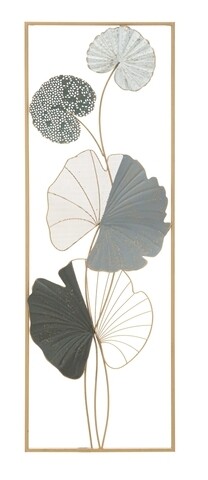 Decoratiune de perete Lotus A, Mauro Ferretti, 31 x 89.5 cm, fier, multicolor