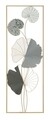 Decoratiune de perete Lotus A, Mauro Ferretti, 31 x 89.5 cm, fier, multicolor