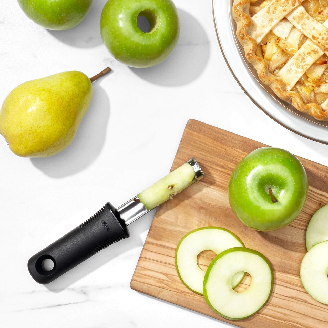 Ustensila scoatere cotor, inox, 20,3 cm, "Good Grips" - OXO - imagine 6