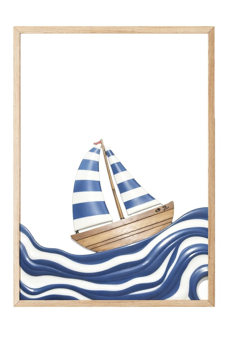 Tablou decorativ, 109511, Lemn masiv, Sticla PVC, Multicolor - view 2