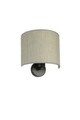 Aplica de perete, Opviq, 846STL4111, Bej/Negru