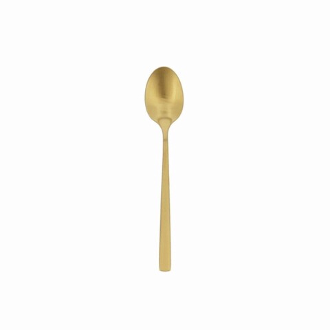 Set 12 linguri pentru cafea, Bidasoa, Ikonic, inox, auriu Bidasoa