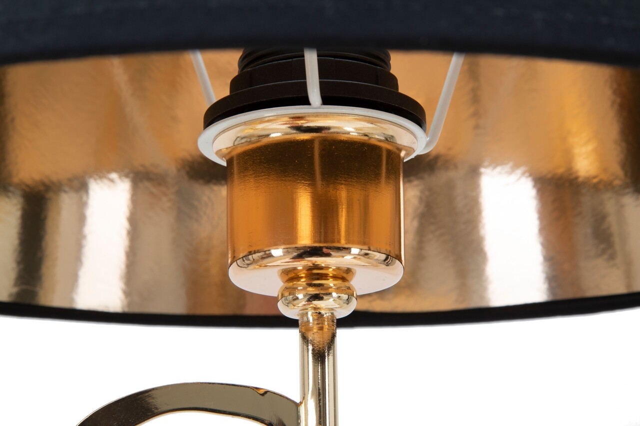 Lampa de masa Glam Harts, Mauro Ferretti, Ø30 x 54.5 cm, 1 x E27, 40W, fier - 1 | YEO