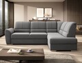 Coltar extensibil dreapta 3 locuri ELTAP, RT-05GO, Siber, 270x186x93 cm, lemn/poliester, gri