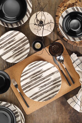 Serviciu de masa, 24 piese, kutahya porselen, nchr24y289074, ceramica