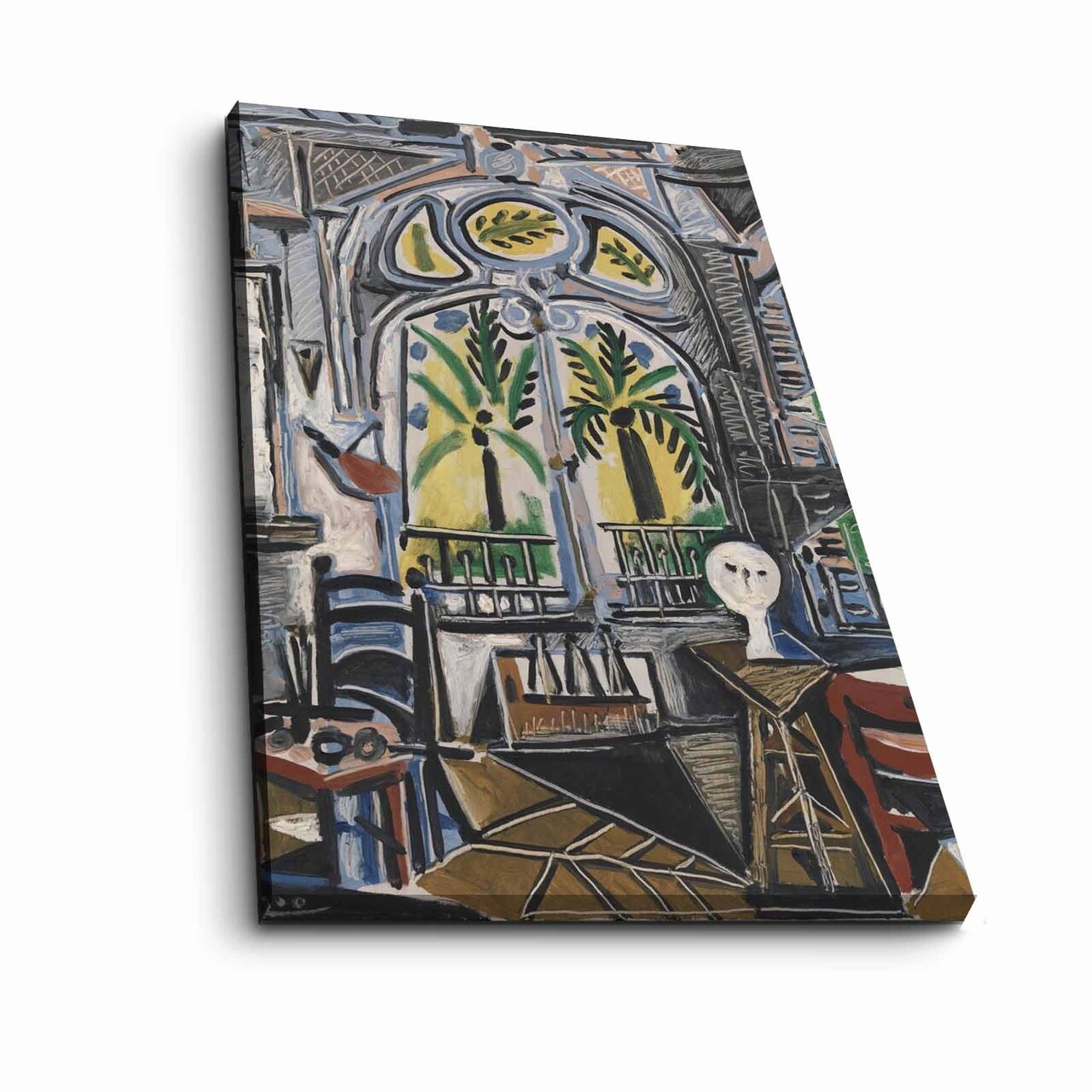 Tablou decorativ, FAMOUSART-106, Canvas, Dimensiune: 45 x 70 cm, Multicolor - 2 | YEO