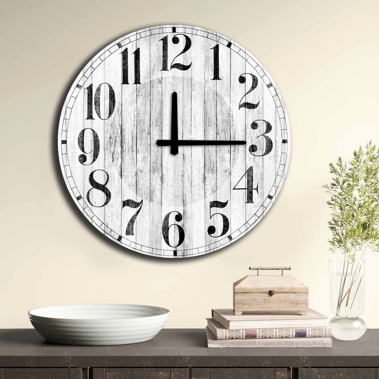 Ceas De Perete, 5050ms-040, Mdf, ø50 Cm, Multicolor