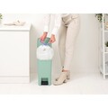 Cos de gunoi cu pedala, Brabantia, StepUp, 16 L, 29.6x22.3x41.1 cm, polipropilena, verde jad