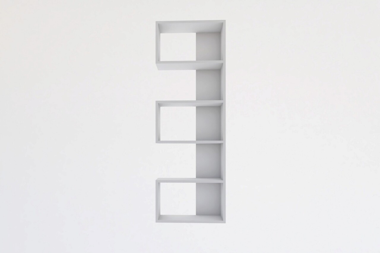 Corp biblioteca, Asse Home, Nebu, 52x150 cm, Alb - 2 | YEO