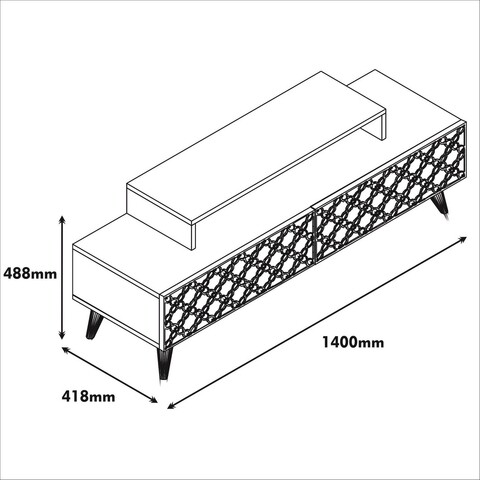 Set mobilier living, Hommy Craft, City, Maro/Crem