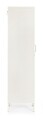 Dulap cu 1 usa Cambridge, Bizzotto, 4 rafturi reglabile, 46x38x185 cm, otel, crem