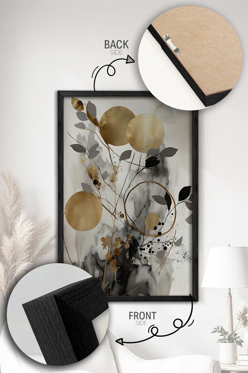 Set 3 tablouri decorative, Ersy3Syhcrv59, MDF, Multicolor - view 5