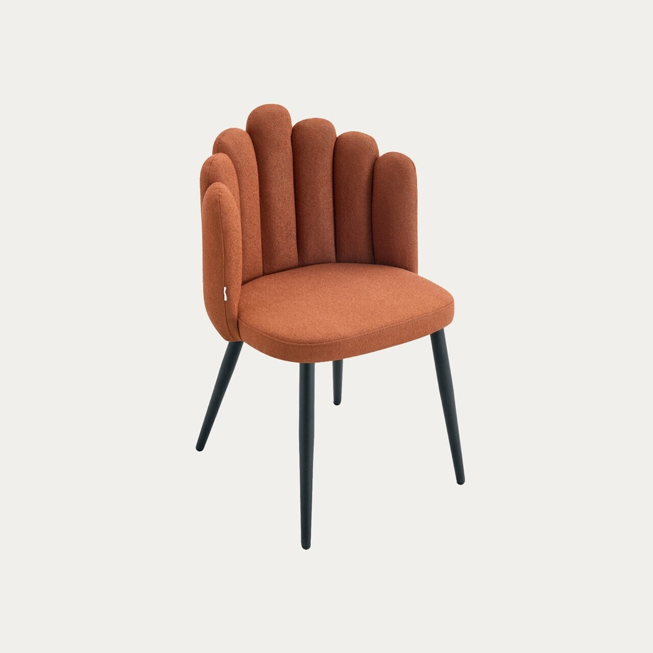 Scaun Aula Pro, Homla, 56x55x86 cm, metal/poliester, caramiziu — imaginea 2