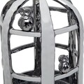 Decoratiune Cage Web -B, Mauro Ferretti, 16x16x53 cm, ceramica