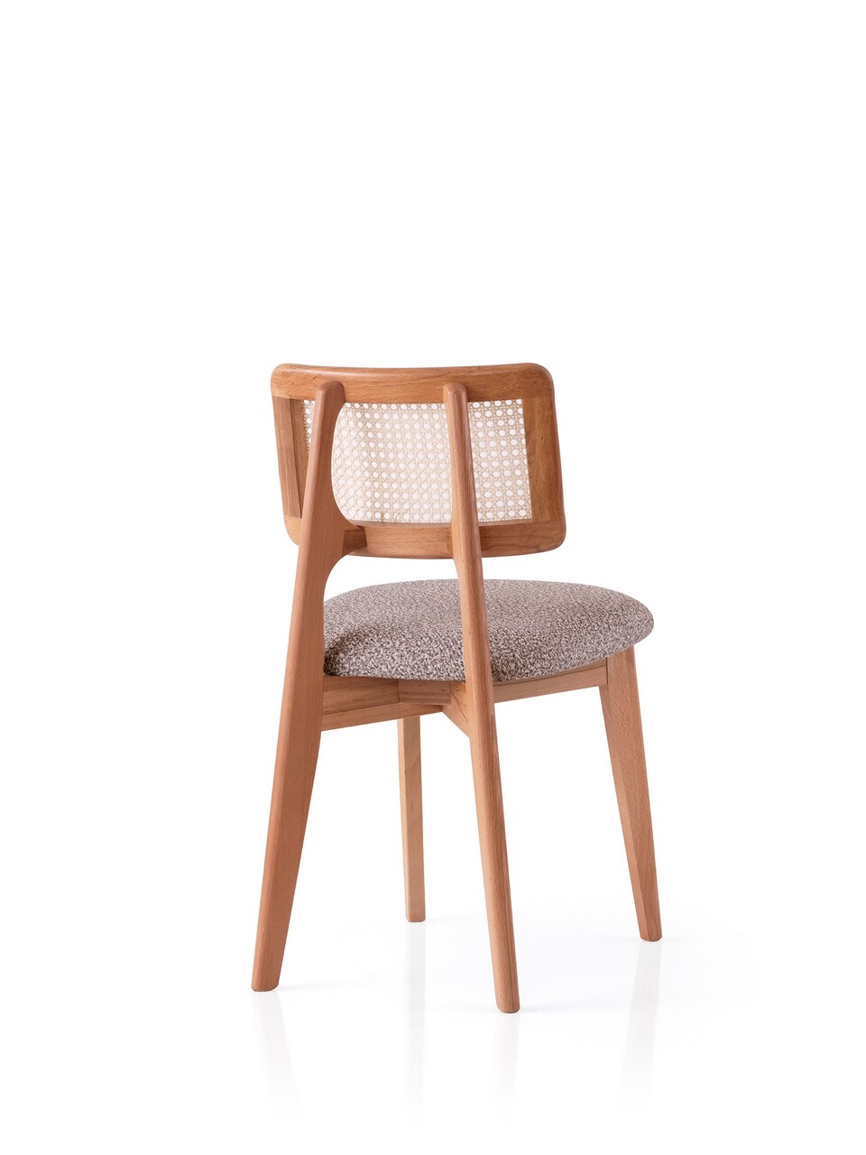 Scaun, Hanah Home, Punto, 43x80x46.5 cm, Stejar / Bej - view 2
