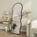 Oglinda Cheval, Hanah Home, Asial, 50x160x2.2 cm, Negru