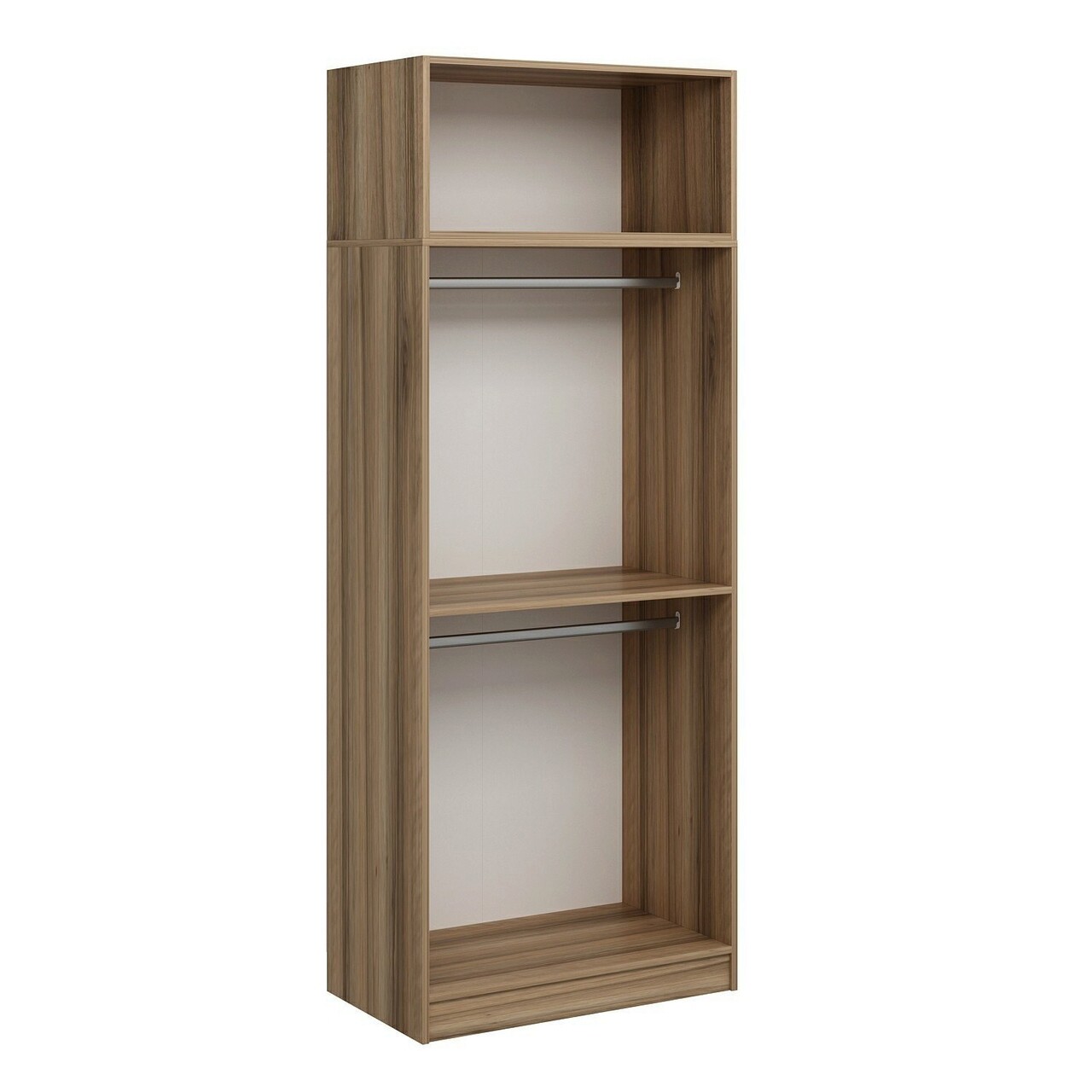 Dulap pentru haine, Minerva, Kale Anthracite, 90x255x52 cm, PAL, Antracit
