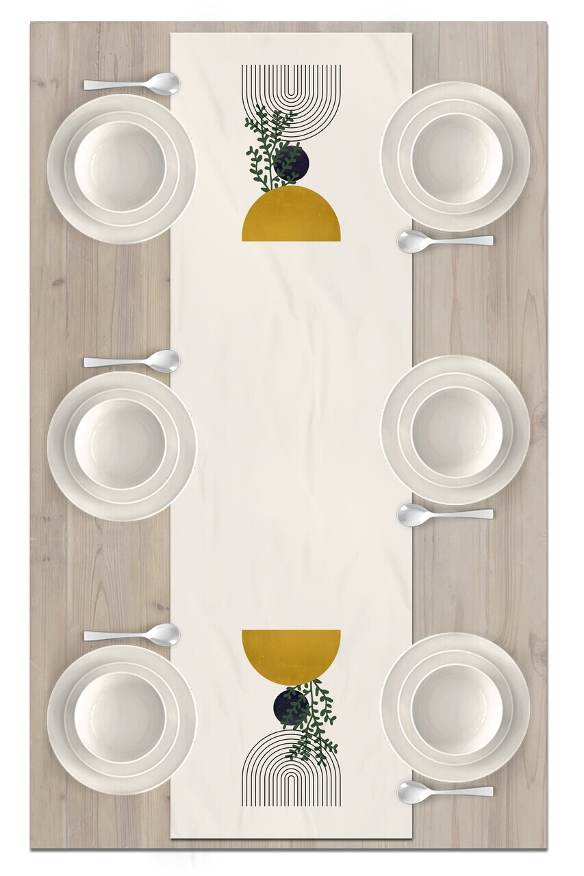 Traversa de masa, Artrunmin-31, 40x135 cm, Poliester, Multicolor — imaginea 2