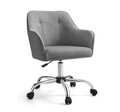 Scaun de birou, Songmics, respirabil, 60.8x58x86-96 cm, 150 kg, gri dove