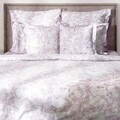 Cearceaf pentru pilota Romantics, Decomex, 200x220 cm, bumbac, alb/lila
