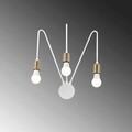 Aplica de perete, Tatum, 584TTM1961, Metal, Alb