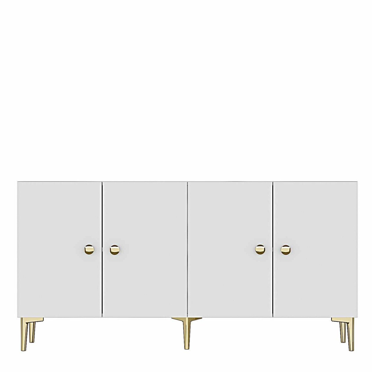 Consola, Hanah Home, Squarel 180, 180x75x32 cm, Alb — imaginea 5