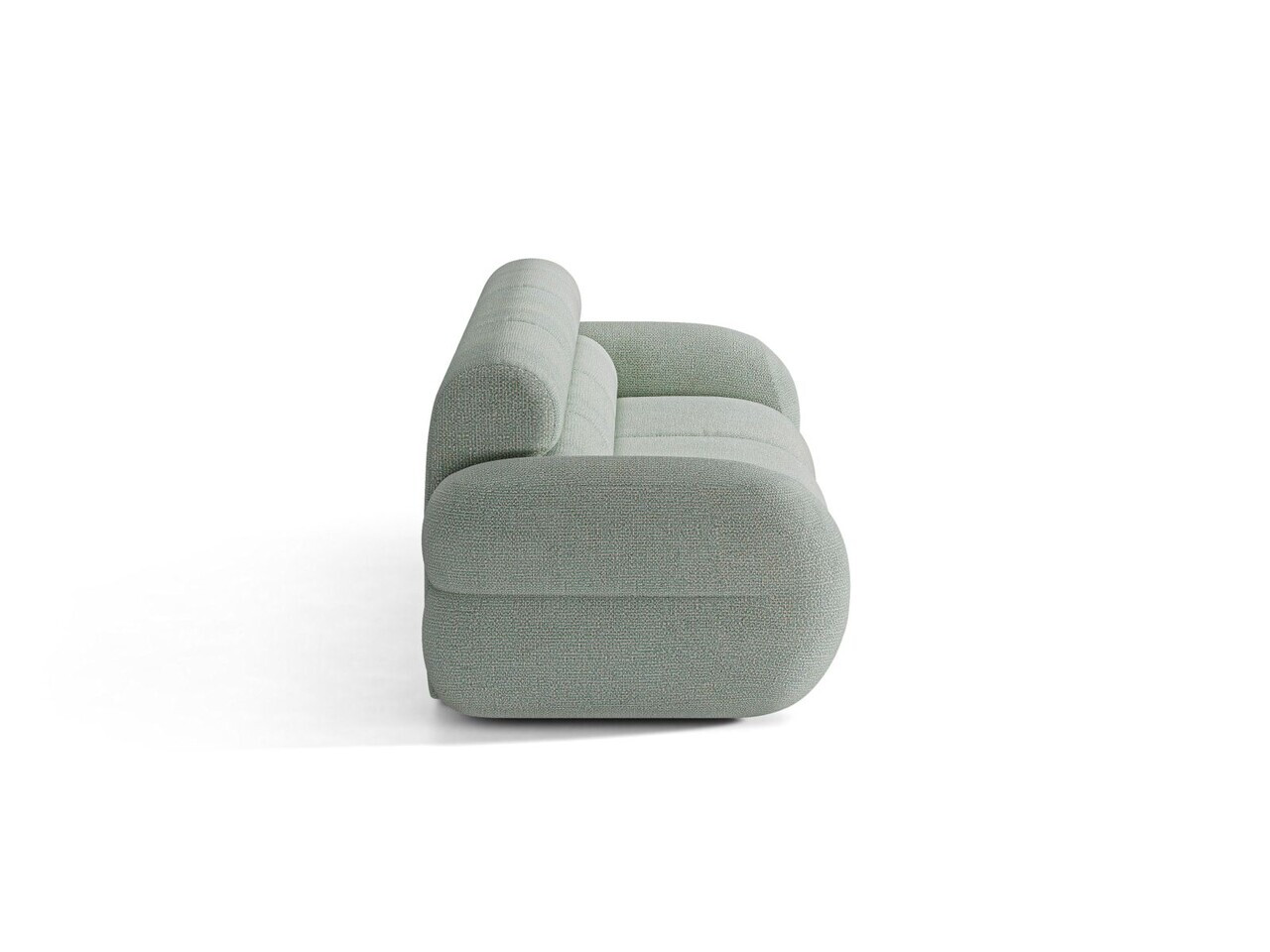 Canapea 4 locuri, Neo, Micadoni Home, 305x100x83 cm, tesatura Chenille Silencio, albastru muted — imaginea 5