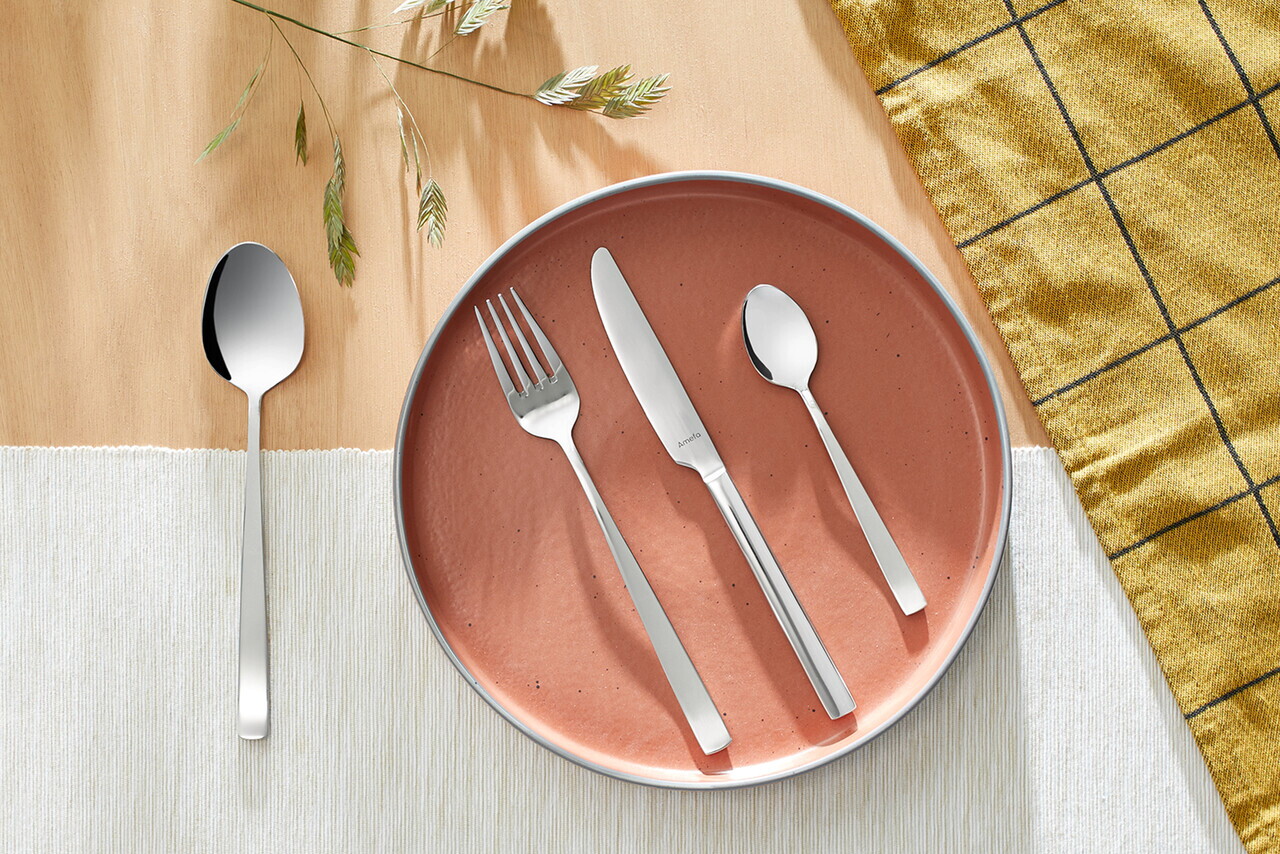 Set tacamuri 24 piese Amefa, Martin, inox 18/10, argintiu — imaginea 11