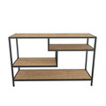 Comoda TV, Retricy, Robbins, 120x39x75 cm, PAL, Stejar / Negru