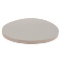 Set 4 suporturi pahare, Ruca, 12 x 11 cm, piele ecologica, gri