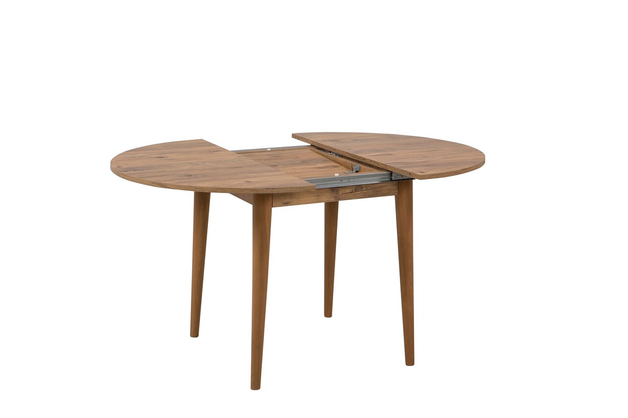 Set masa extensibila si scaune, 3 piese, Hanah Home, Vina 0900, Pin Atlantic / Piatră - imagine 4