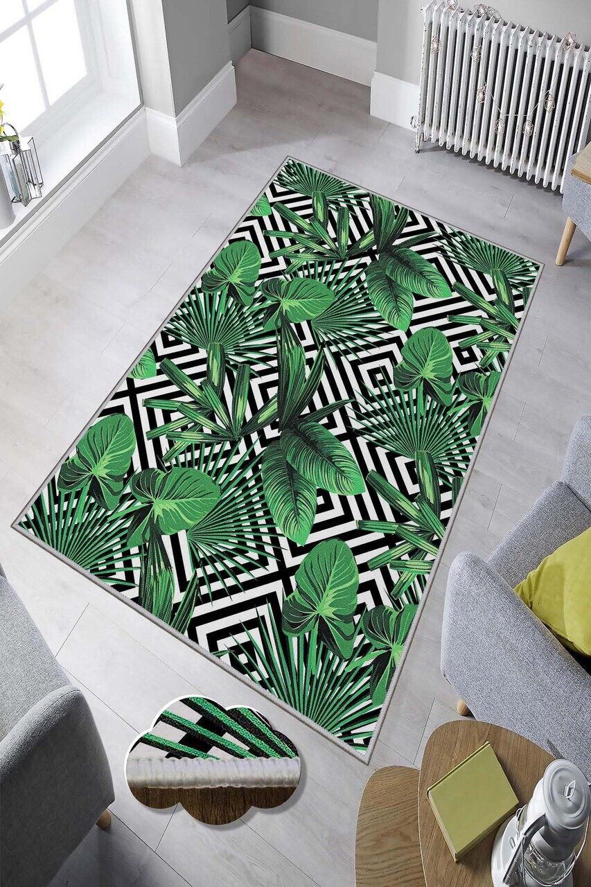 Covor Hmnt839 160x230 cm Poliester Multicolor