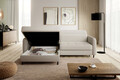 Coltar extensibil stanga 3 locuri ELTAP, LT-18ROY, Gomsi, 228x165x100 cm, lemn/poliester, bej deschis