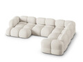 Coltar panoramic dreapta 5 locuri, Loretto, Cosmopolitan Design, 345x250x68 cm, tesatura structurata, bej