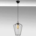 Lustra, Opviq, 892OPV1475, Metal, Negru/Nichel